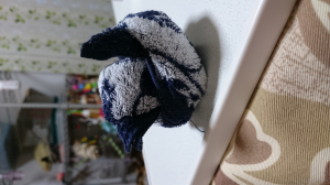 おしぼりヒヨコ カワセミ風