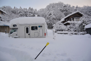 ひどい雪でしたー