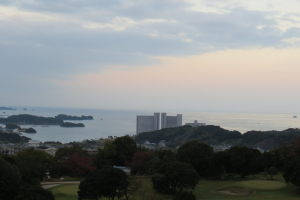 早朝保養所から見た風景