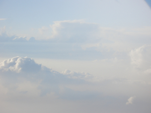 飛行機から見た雲