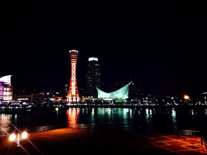 余りに有名なハーバーからの夜景