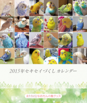 セキセイインコ　卓上カレンダー