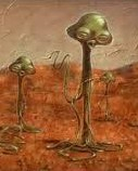 火星人のイラスト。