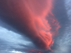 綺麗な夕焼け雲でしょう&#9829;