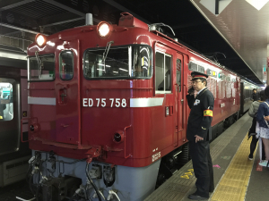 木造客車に乗って来たよ〜♪