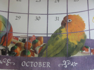 seriaさん鳥カレンダー