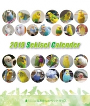 2019年 セキセイづくし卓上カレンダー
